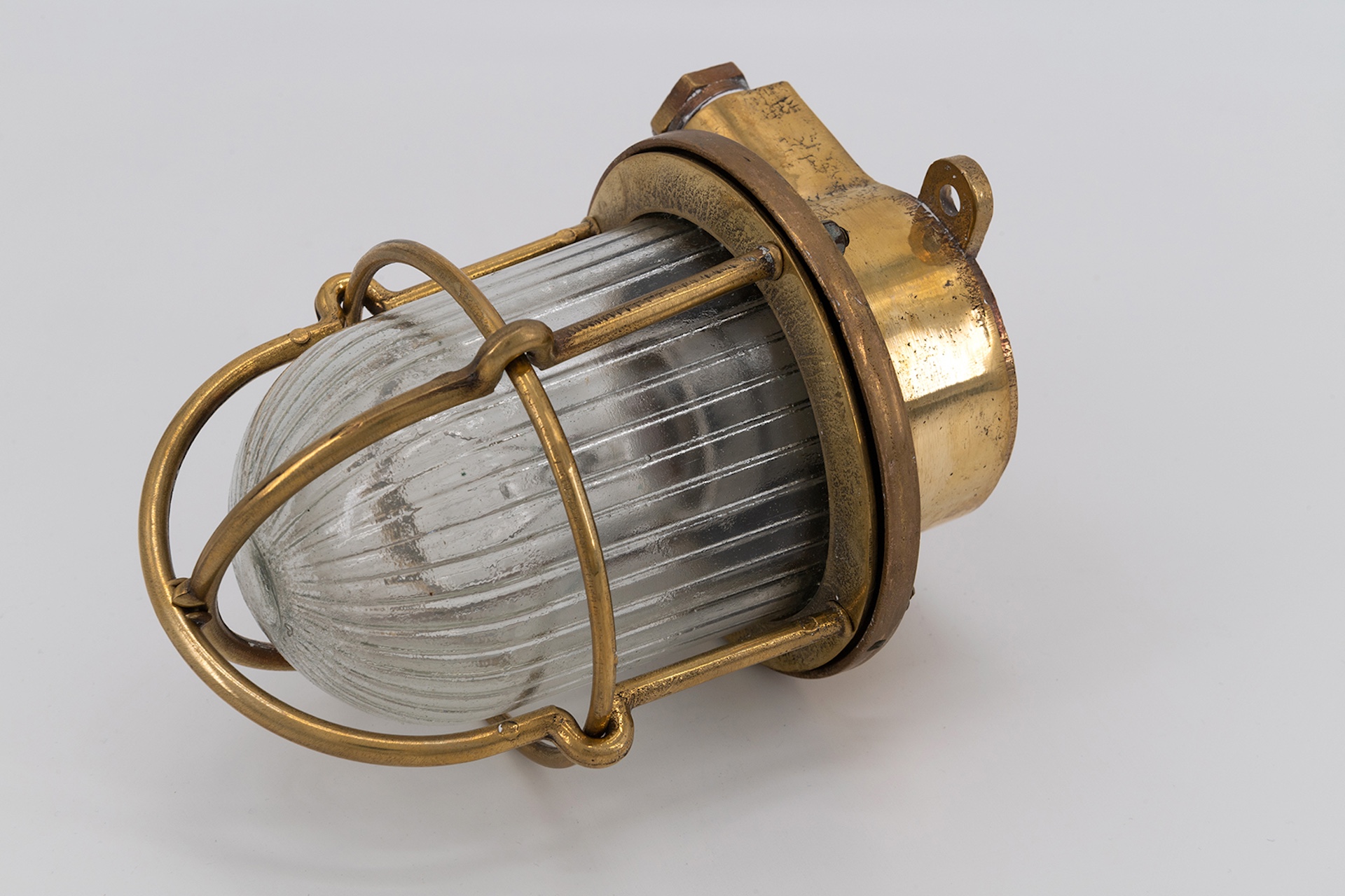 brass industrial light ship