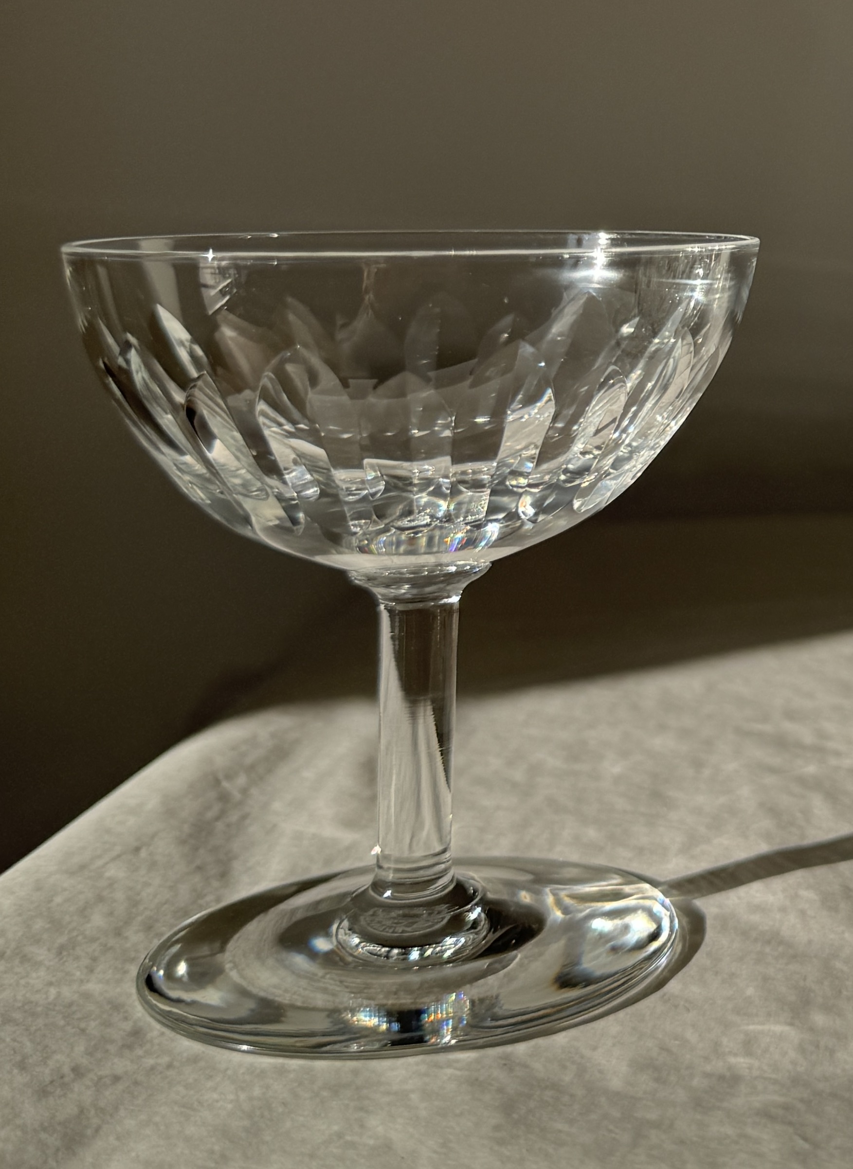 9 coupes a champagne Cassino Baccarat