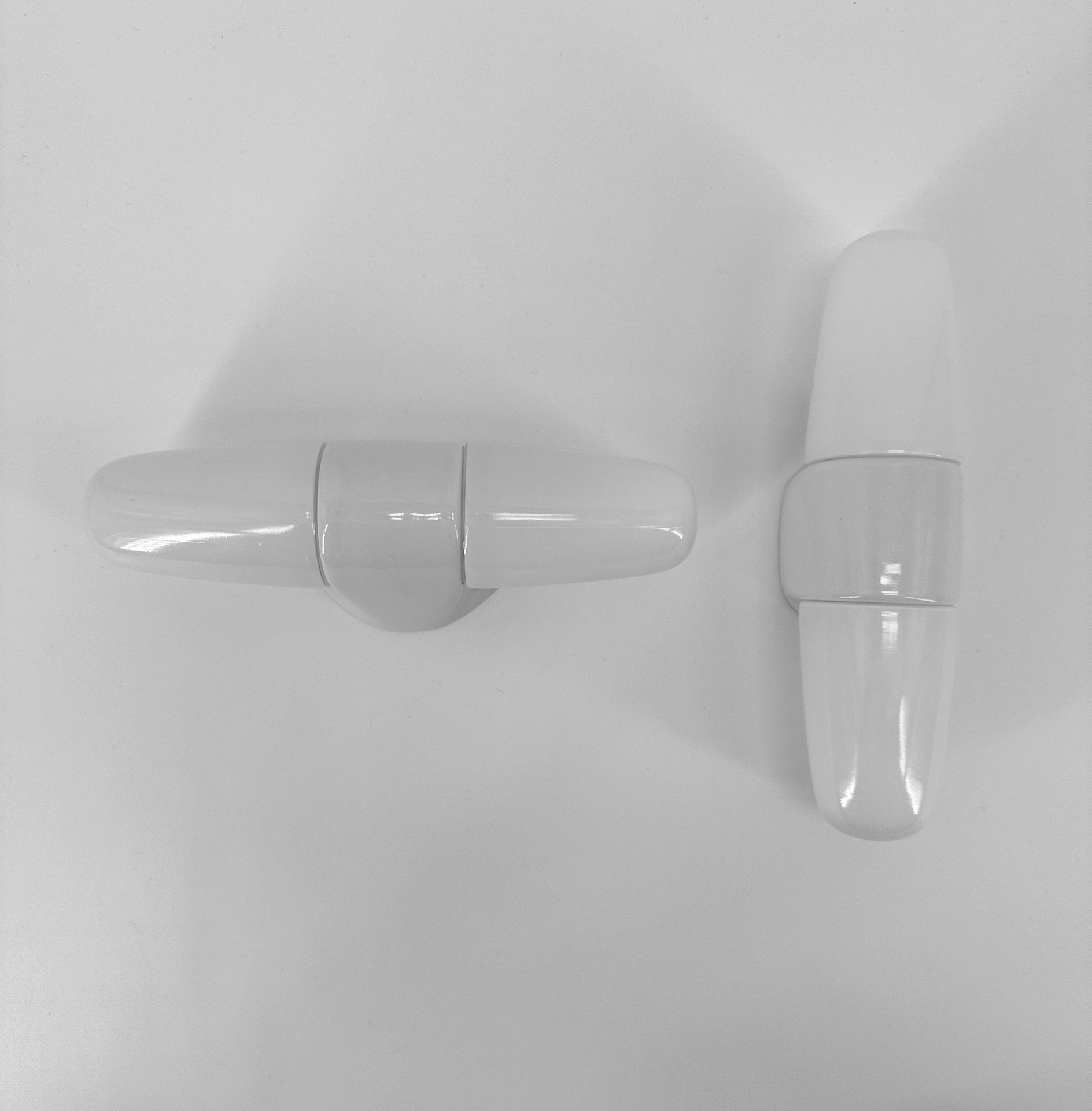 0 wilhelm wagenfeld white porcelain sconce 1950s