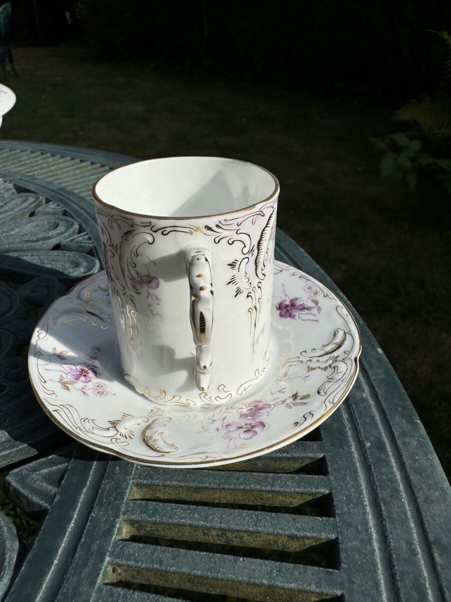 Tasse et Sous-Tasse Art Nouveau Porcelaine Rosenthal Série disponible