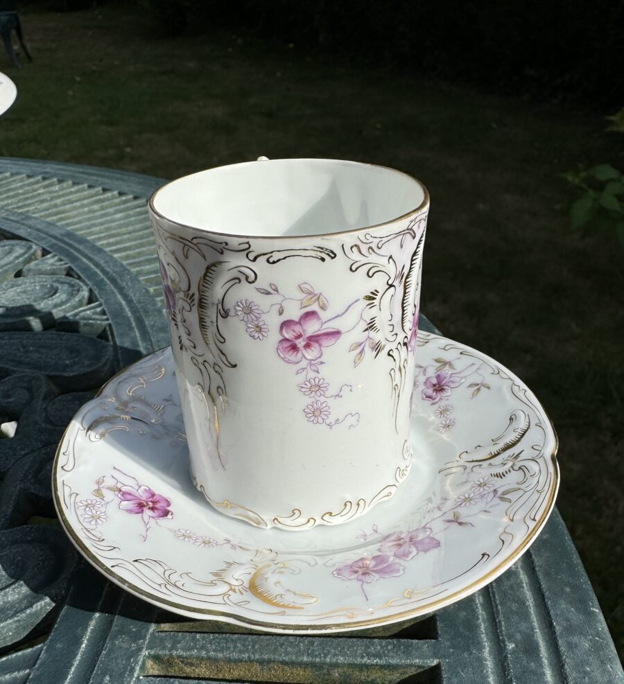 Tasse et Sous-Tasse Art Nouveau Porcelaine Rosenthal Série disponible